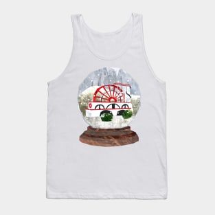 Laxey wheel snowglobe Tank Top